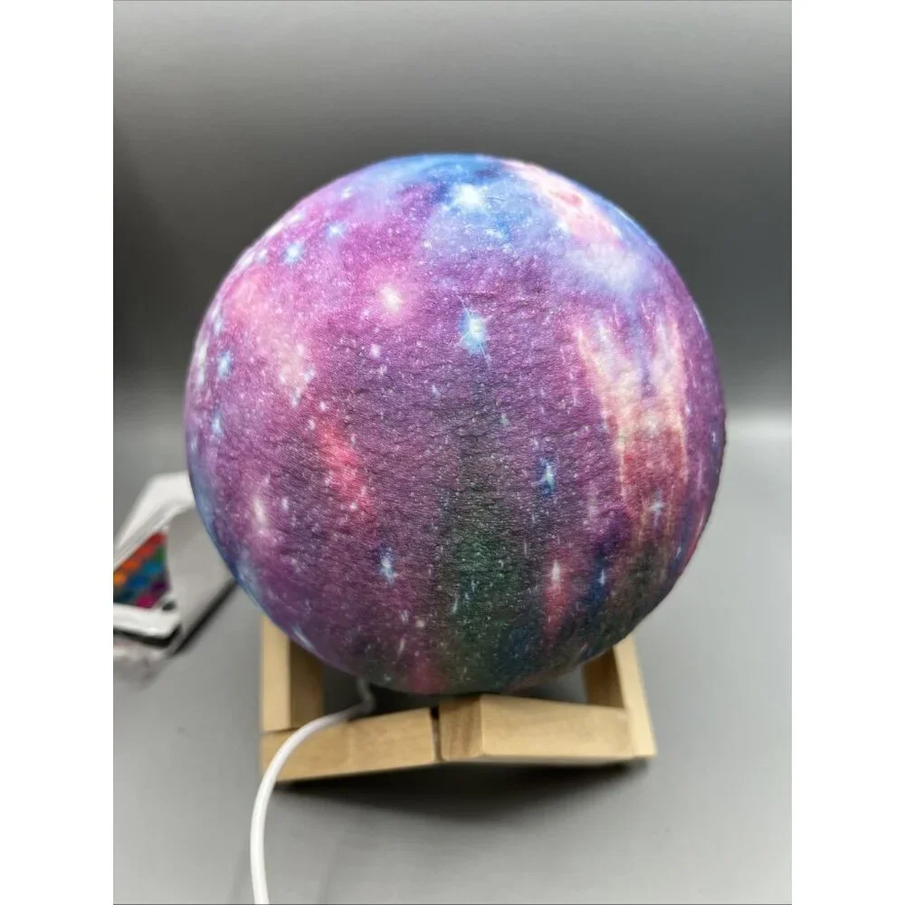 Galaxy Moon Lamp Multi Color USB Remote Touch Night Light & Decor Space Ambiance